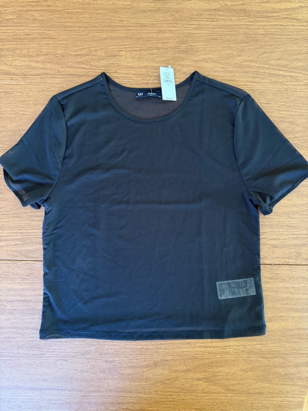 GAP Women's Black Short Sleeve Crewneck Tee
